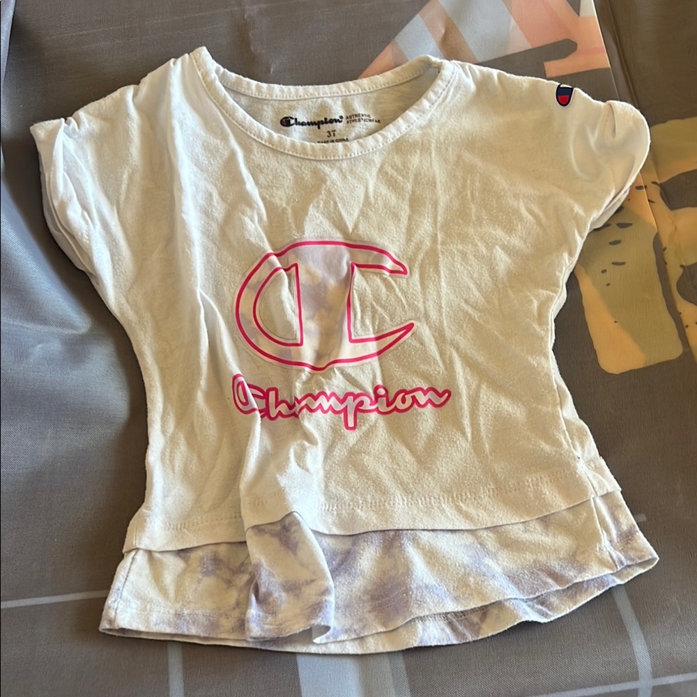 Champion Kids White T-Shirt